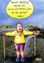 Cartoon: Nordic Walking (small) by besscartoon tagged nordic,walking,sport,ski,skifahren,diebstahl,bess,besscartoon