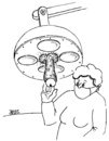 Cartoon: ohne Titel (small) by besscartoon tagged mann,arzt,krank,krankenhaus,penis,bess,besscartoon