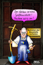 Cartoon: Packen wirs an! (small) by besscartoon tagged kirche,religion,katholisch,kurie,vatikan,grossbaustelle,christentum,baustelle,papst,franziskus,bess,besscartoon