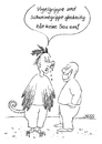 Cartoon: persönliches Pech (small) by besscartoon tagged männer,schweinegrippe,vogelgrippe,krank,bess,besscartoon