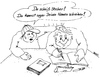 Cartoon: Streber (small) by besscartoon tagged kinder,schule,pädagogik,schreiben,streber,hauptschule,bess,besscartoon