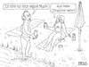 Cartoon: vegane Musik (small) by besscartoon tagged mann,frau,paar,beziehung,ehe,vegan,veganer,kopfhörer,musik,ohrwurm,bess,besscartoon