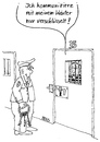 Cartoon: verschlüsselte Kommunikation (small) by besscartoon tagged jva,gefängnis,sträfling,wärter,kommunikation,bess,besscartoon