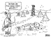 Cartoon: Volltreffer (small) by besscartoon tagged beziehung,jagd,jäger,hochsitz,tod,sterben,mann,frau,waffe,gewehr,gewalt,bess,besscartoon