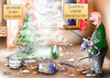 Cartoon: Weiße Weihnachten (small) by besscartoon tagged weisse,weihnachten,advent,vorweihnachtszeit,weihnachtsbaum,xmas,fest,mann,frau,paar,ehe,beziehung,polarweiss,farbe,bess,besscartoon
