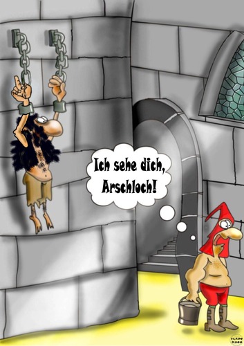 Cartoon: Ich sehe dich (medium) by Vlado Mach tagged historic