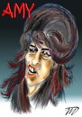 Cartoon: Amy (small) by Vlado Mach tagged singer,famous,amy