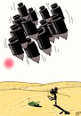 Cartoon: Bombs (small) by Vlado Mach tagged bomb dessert black africa agression