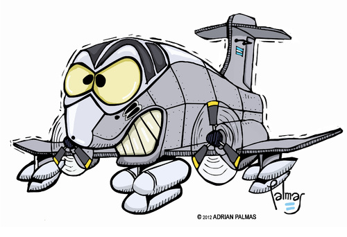 Cartoon: Avion (medium) by Palmas tagged avion,de,guerra