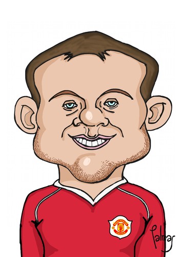 Cartoon: Rooney (medium) by Palmas tagged futbolista
