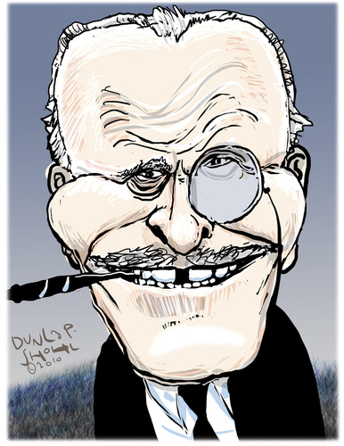 Cartoon: Terry Thomas caricature (medium) by Dunlap-Shohl tagged terry,thomas,caricature