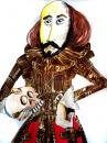 Cartoon: WILLIAM SHAKESPEARE (small) by lucholuna tagged caricature