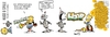 Cartoon: Hugo und Spule Folge 9 (small) by atzecomic tagged hugo spule roboter schütz atzecomic vuvuzela