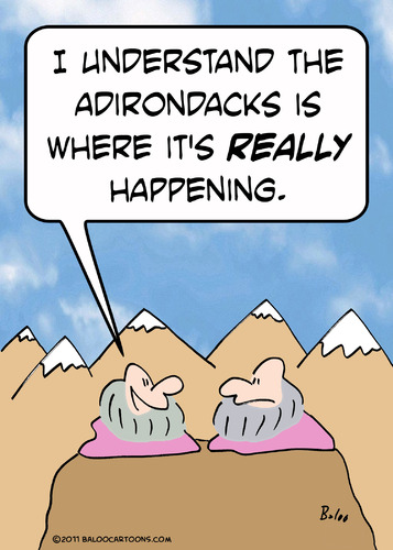 Cartoon: adirondacks gurus happening (medium) by rmay tagged adirondacks,gurus,happening