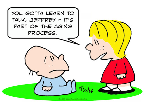 Cartoon: aging process learn talk baby (medium) by rmay tagged aging,process,learn,talk,baby