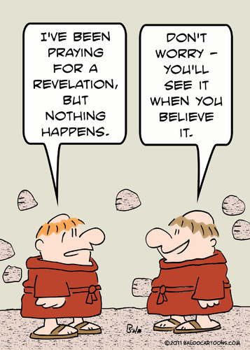 Cartoon: belive it when see it monks (medium) by rmay tagged belive,it,when,see,monks