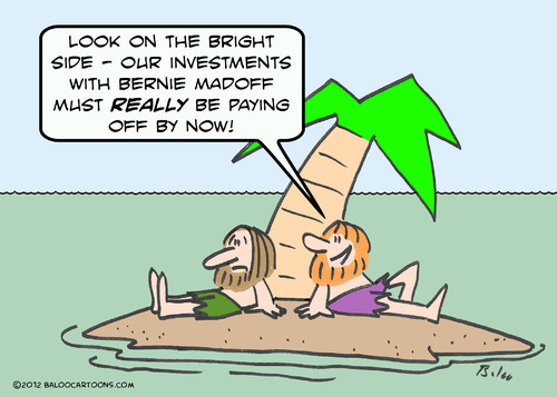 Cartoon: Bernie Madoff desert isle (medium) by rmay tagged bernie,madoff,desert,isle