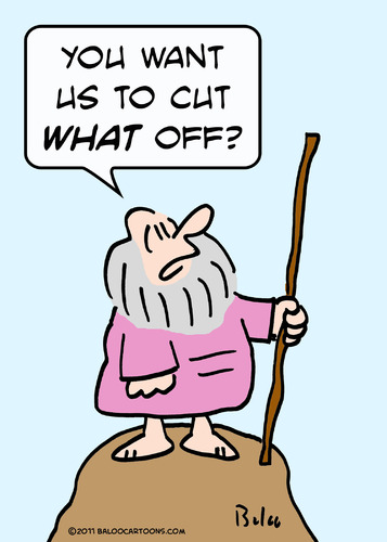 Cartoon: cut off what moses god (medium) by rmay tagged cut,off,what,moses,god