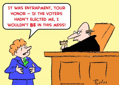 Cartoon: entrapment voters elected (medium) by rmay tagged entrapment,voters,elected