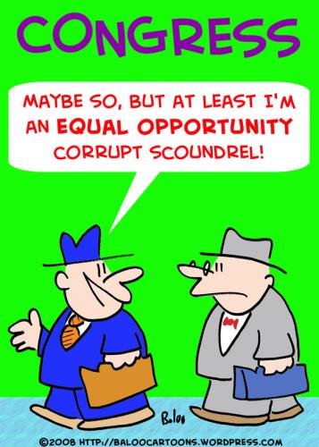Cartoon: EQUAL OPPORTUNITY CONGRESS (medium) by rmay tagged equal,opportunity,congress