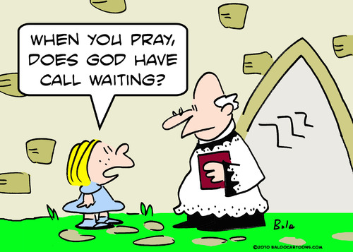 Cartoon: god call waiting (medium) by rmay tagged god,call,waiting