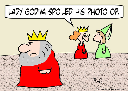 Cartoon: godiva lady kind spoiled photo o (medium) by rmay tagged godiva,lady,kind,spoiled,photo,op