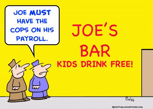 Cartoon: kids drink free (medium) by rmay tagged kids,drink,free