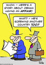 Cartoon: 1another country obama screwing (small) by rmay tagged 1another,country,obama,screwing