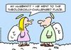 Cartoon: angels theologically challenged (small) by rmay tagged angels,theologically,challenged