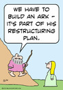 Cartoon: ark noah restructuring plan (small) by rmay tagged ark,noah,restructuring,plan