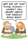 Cartoon: assault rock ban cavemen caveman (small) by rmay tagged assault,rock,ban,cavemen,caveman