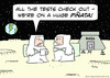 Cartoon: astronauts moon nasa pinata spac (small) by rmay tagged astronauts moon nasa pinata space