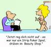 Cartoon: beauty shop nackt (small) by rmay tagged beauty,shop,nackt