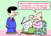 Cartoon: better deal wife marry (small) by rmay tagged better,deal,wife,marry