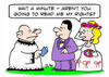 Cartoon: BRIDE WEDDING READ RIGHTS (small) by rmay tagged bride,wedding,read,rights