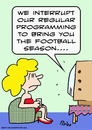 Cartoon: bring you football season tv (small) by rmay tagged bring,you,football,season,tv
