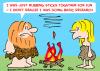 Cartoon: CAVEMAN BASIC RESEARCH FIRE (small) by rmay tagged caveman basic research fire