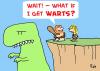 Cartoon: CAVEMAN DINOSAUR WARTS CLUB (small) by rmay tagged caveman dinosaur warts club