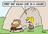 Cartoon: caveman house flintstones (small) by rmay tagged caveman house flintstones