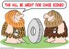 Cartoon: caveman wheel chase scenes (small) by rmay tagged caveman,wheel,chase,scenes