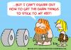 Cartoon: CAVEMAN WHEELS STICK FEET (small) by rmay tagged caveman wheels stick feet