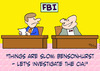 Cartoon: cia investigate fbi (small) by rmay tagged cia,investigate,fbi