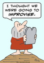 Cartoon: commandments moses improvise (small) by rmay tagged commandments moses improvise