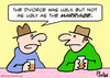 Cartoon: divorce ugly marriage (small) by rmay tagged divorce,ugly,marriage