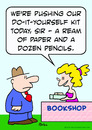 Cartoon: do it yourself bookshop paper (small) by rmay tagged do,it,yourself,bookshop,paper