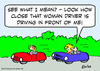 Cartoon: driver woman in front of me (small) by rmay tagged driver,woman,in,front,of,me