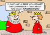 Cartoon: edward confessor too much inform (small) by rmay tagged edward,confessor,too,much,information,king,queen