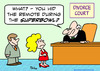 Cartoon: football superbowl divorce judge (small) by rmay tagged football,superbowl,divorce,judge