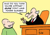 Cartoon: guns power surge judge (small) by rmay tagged guns,power,surge,judge