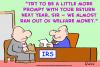 Cartoon: irs welfare money (small) by rmay tagged irs,welfare,money